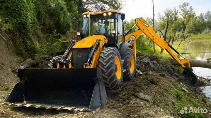 Экскаватор-погрузчик-ямобур JCB