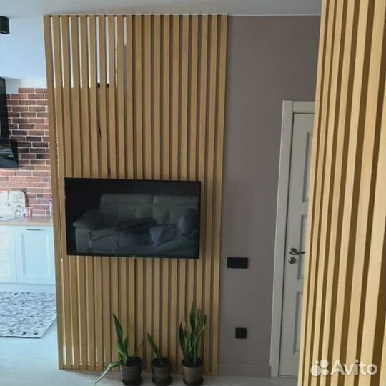 Из Шпона Реечные перегородки 15 шт