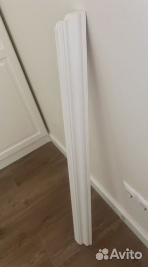 Капитель (карниз) для двери (цвет белое дерево)