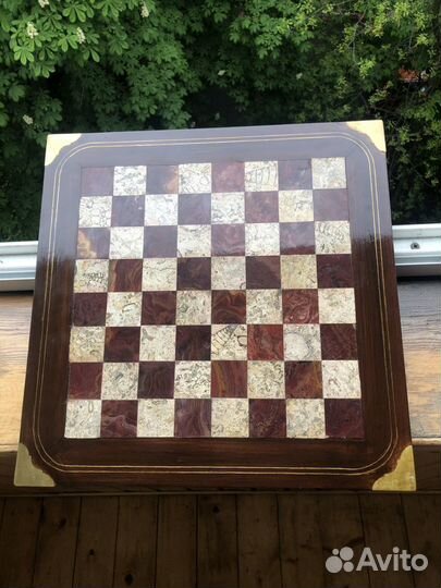 Шахматы Chess оникс окаменелость