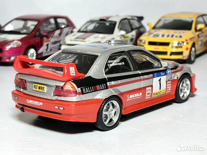 Модель автомобиля Mitsubishi Lancer 7 rally 1:43