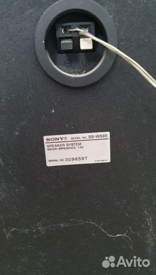 Колонки Sony SS-TS82 + Сабвуфер Sony SS-WS-85