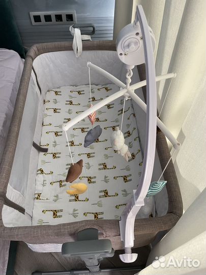 Приставная кроватка carrello luna