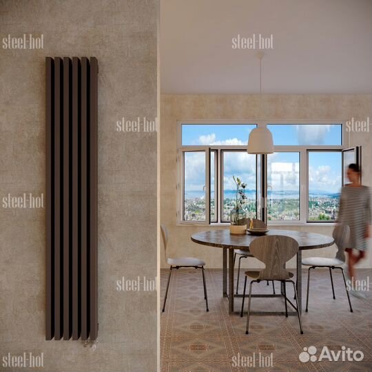 Дизайнерский радиатор отопления Steel