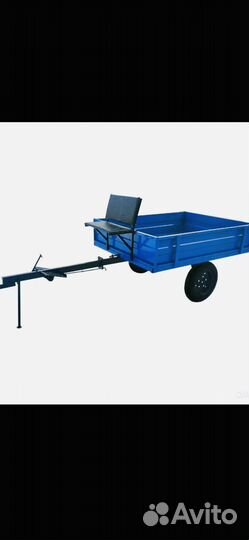 Прицеп к мотоблоку 500 кг. Кузов откидной самосвал