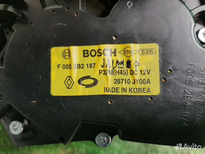 Мотор стеклоочистителя задний Renault Koleos (HY0