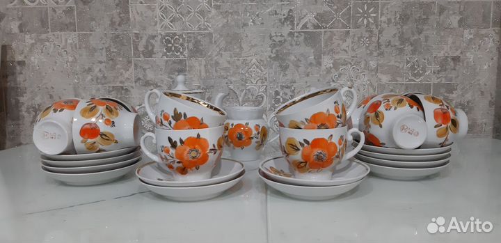 Чайный сервиз СССР новый