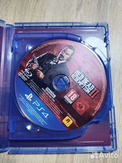 Red dead redemption 2 ps4 диск