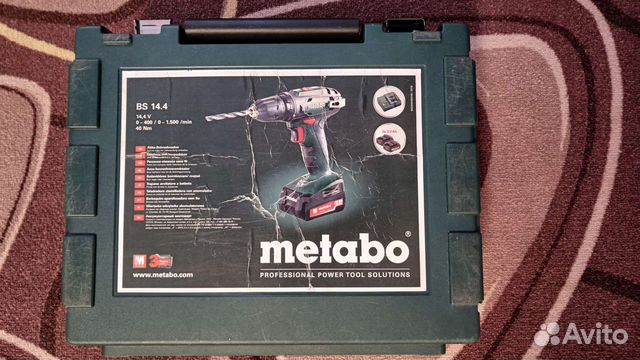 Шуруповерт metabo bs 14.4