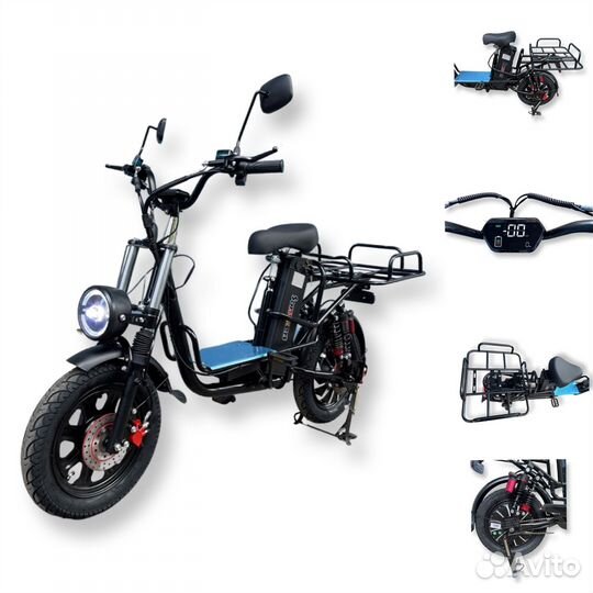 Электровелосипед monster black venom 60/21