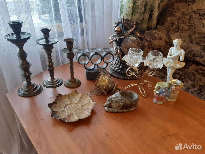 Подсвечники пепельница статуэтка от