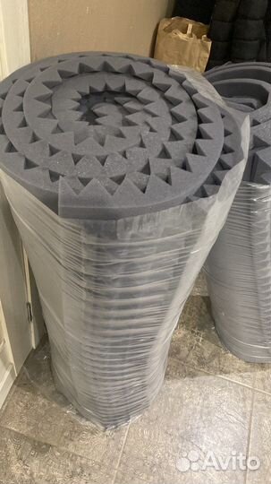 Акустический поролон, шумоизоляция (ппу)