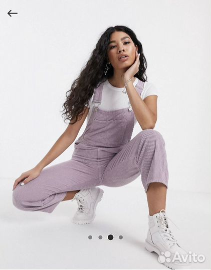 Вельветовый комбинезон