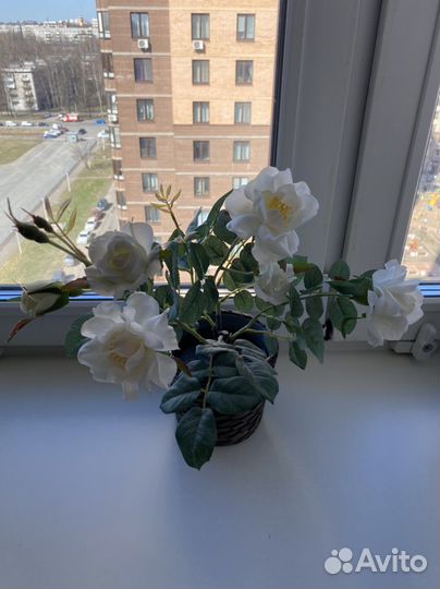 IKEA fejka цветы искусственные с кашпо