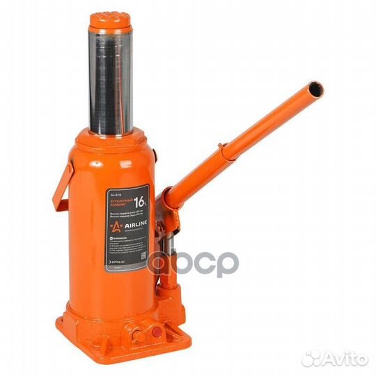 Домкрат бутылочный 16т PRO (MIN - 250 мм MAX