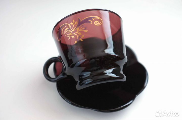 Чайный набор (цветное стекло)