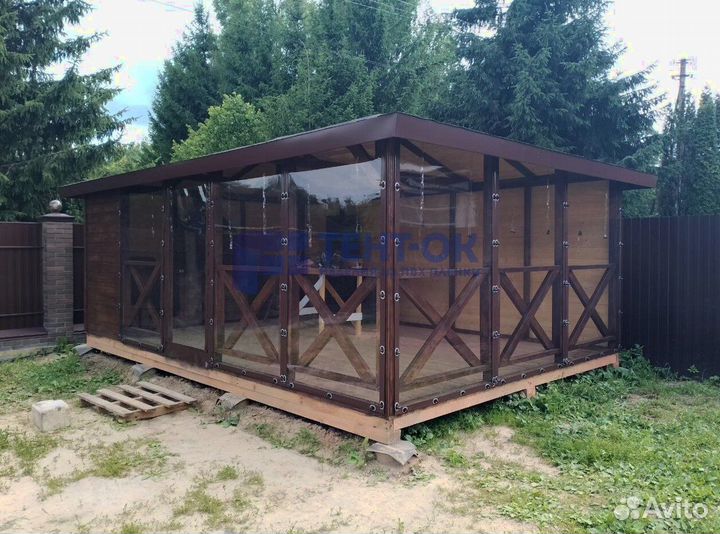 Мягкое стекло для беседок