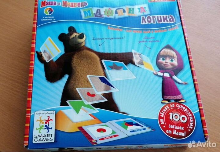 Настольная логическая игра Маша и медведь