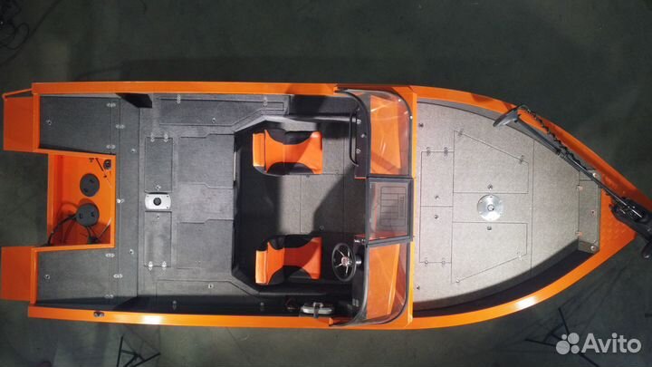 Алюминиевая моторная лодка Триера 540 Fish-Pro