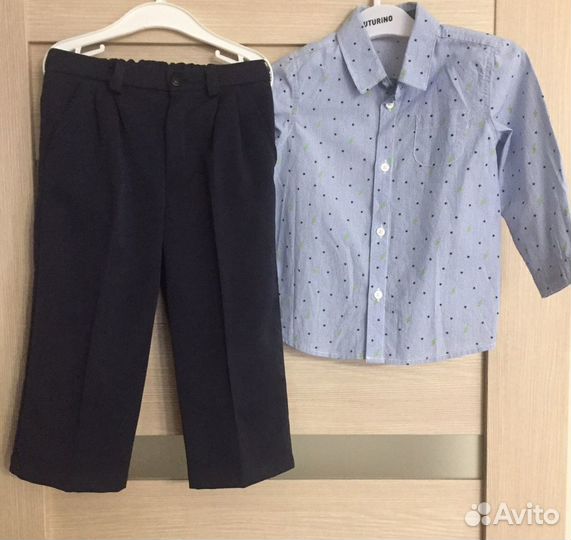 Костюм рубашка и брюки 92