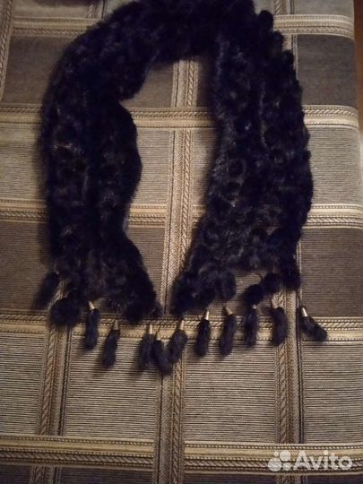 Шарф норковый новый