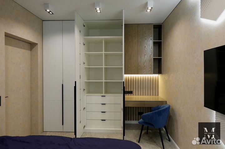 Шкаф с фрезеровкой