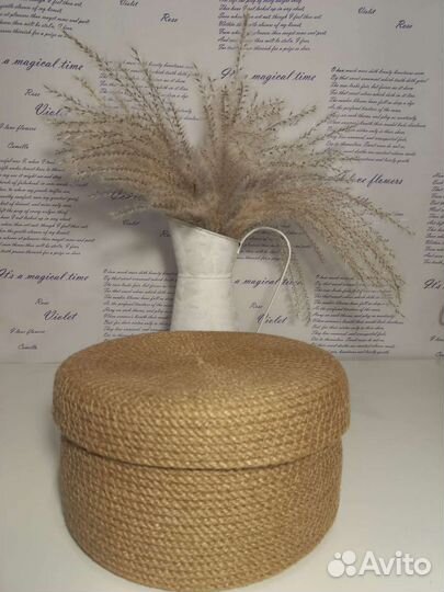 Корзинка из джута