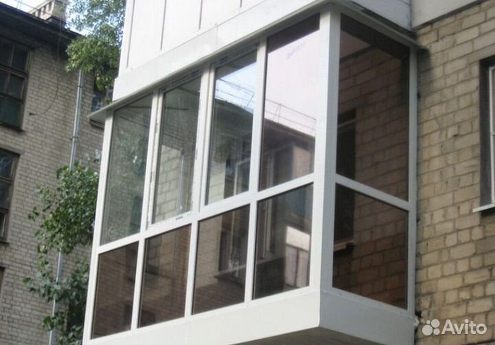 Остекление балконов и лоджий в рассрочку R6934