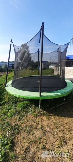 Батут с сеткой 305 бу
