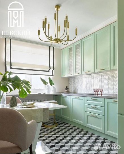 Кухонный гарнитур прямой