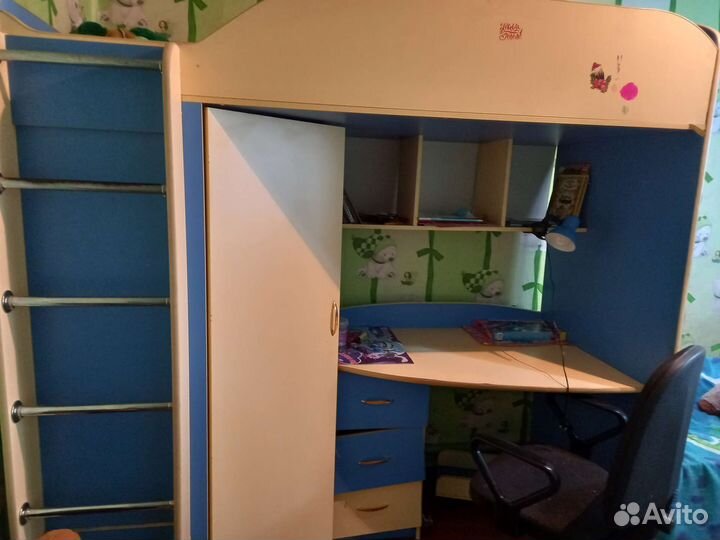 Детская кровать чердак