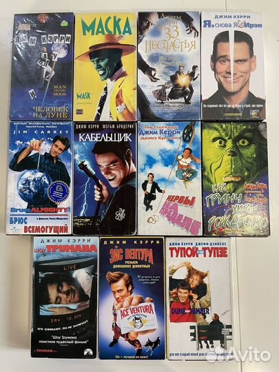 Видеокассеты vhs Джим Керри