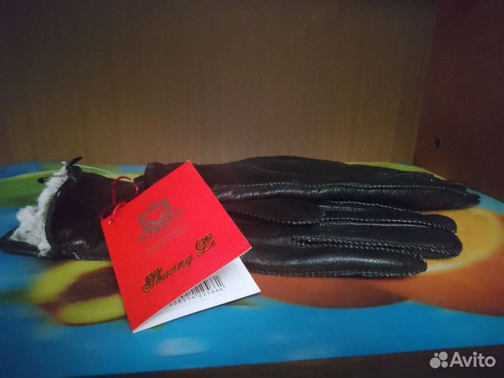 Мужские кожаные перчатки