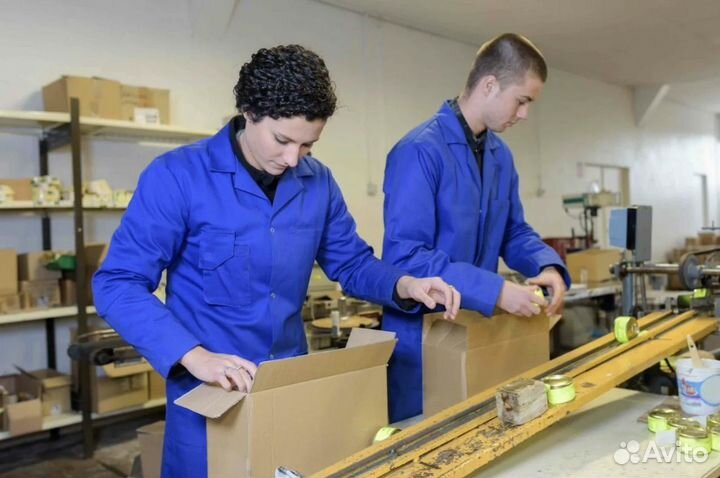 Упаковщик паштетов в коробки.платим еженедельно