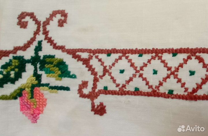 Салфетки на стол вышивка