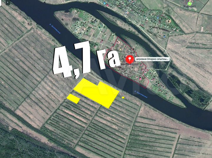 Участок 4,7 га (СНТ, ДНП)