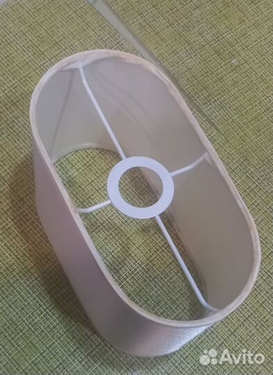 Абажур плафон шёлковый белый новые