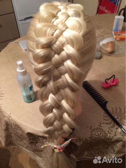 Манекен для причесок новая, болванка, голова учебн