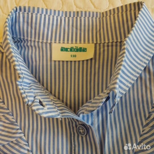 Рубашка блуза в полоску Acoola размер 110