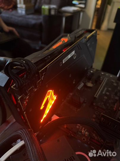 Видеокарта aorus RTX 2080 super 8GB samsung