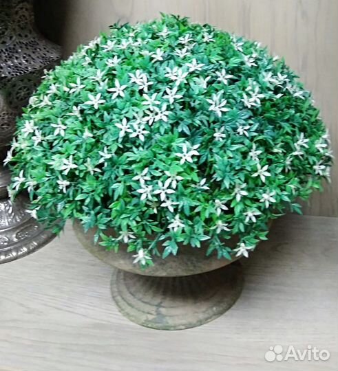 Кашпо декоративное алюминий