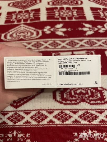 Новые AirPods 3 Оригинальные