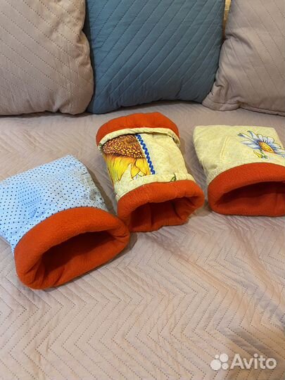 Домик, тоннель, мешочек для ежа, грызунов