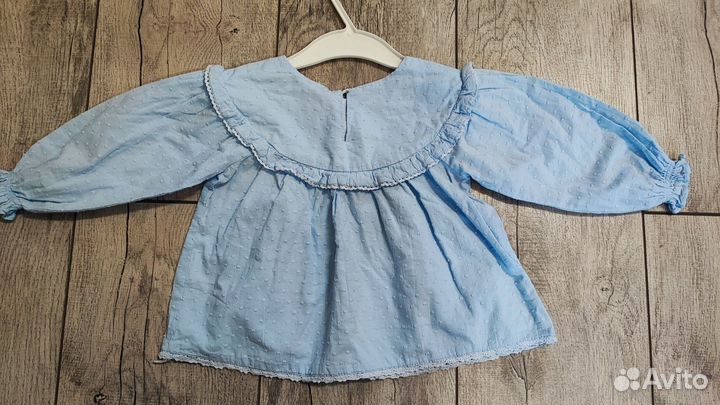 Нарядная блуза для девочки 86 92