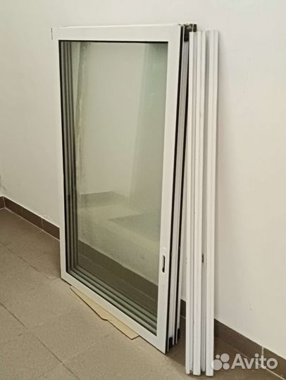 Окна раздвижные алюминиевые б/у