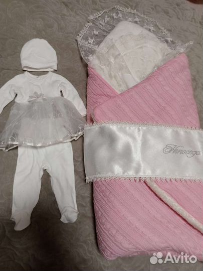 Конверт на выписку зимний для девочки