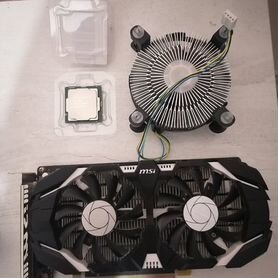 Комплект видеокарта+процессор Gtx 1050ti i310105f