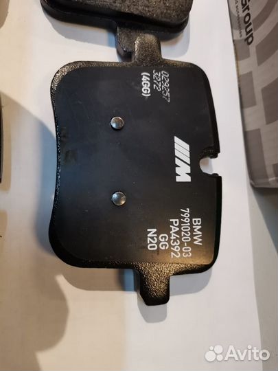 Колодки тормозные BMW X5M X6M 34217991043 оригинал