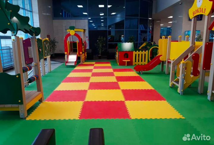 Мягкие модульные детские коврики-пазлы