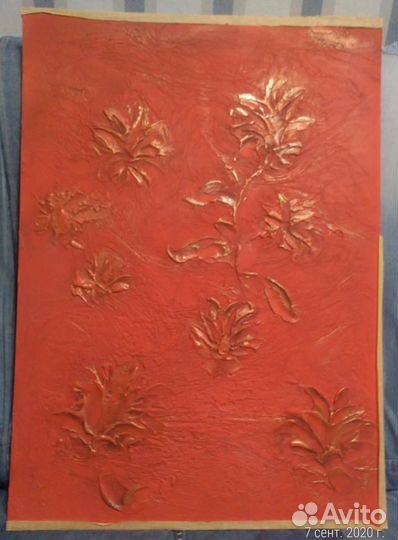 Фактурные картины 50х70 см 2 шт, гобелен 1 шт, янт